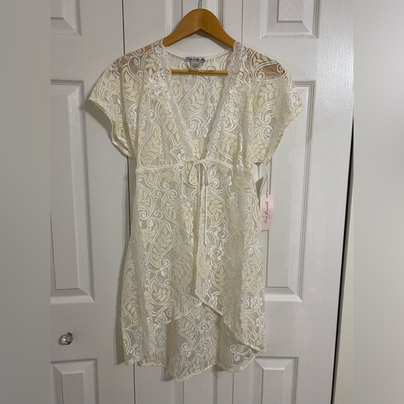 NWT Linea Donatella lace robe - Picture 1 of 4